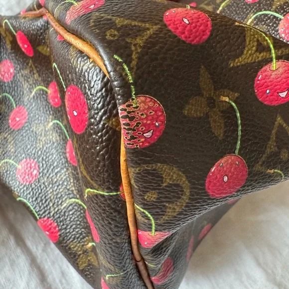 Louis Vuitton Vintage Cerises Cherry Speedy 25 - Picture 4 of 9